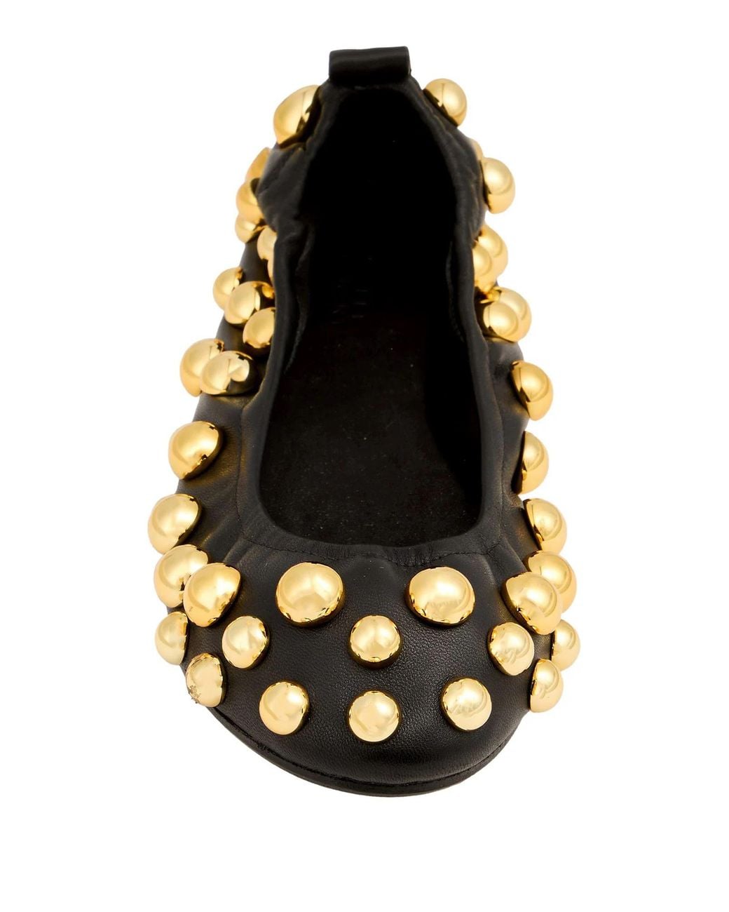Isabel Marant Metallic Minimalist Leather Ballet Flats