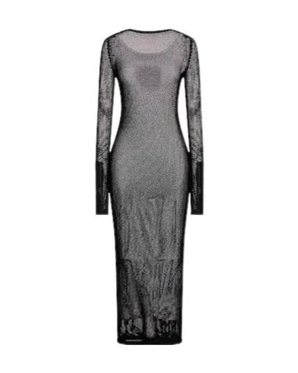 Sportmax Gray Bodycon Dress
