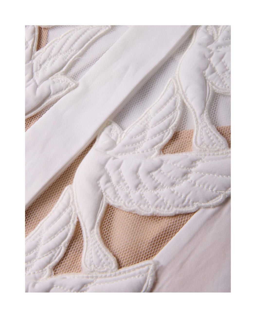 Zimmermann White Luna Appliqué Cutout Blouse