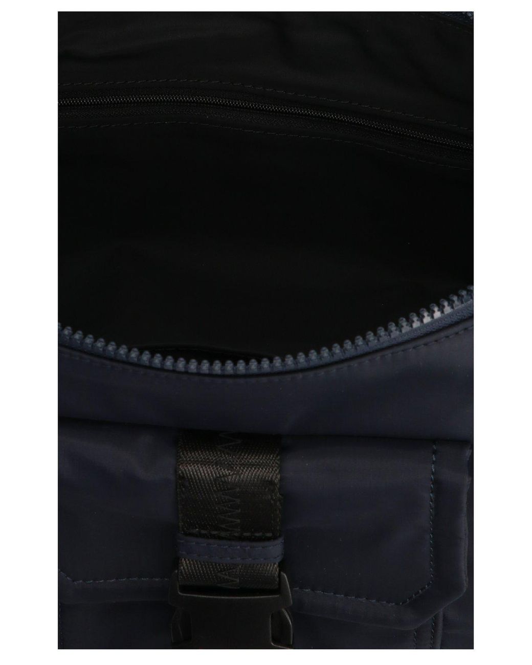 A.P.C. Black Logo Buckled Zipped Shoulder Bag for men