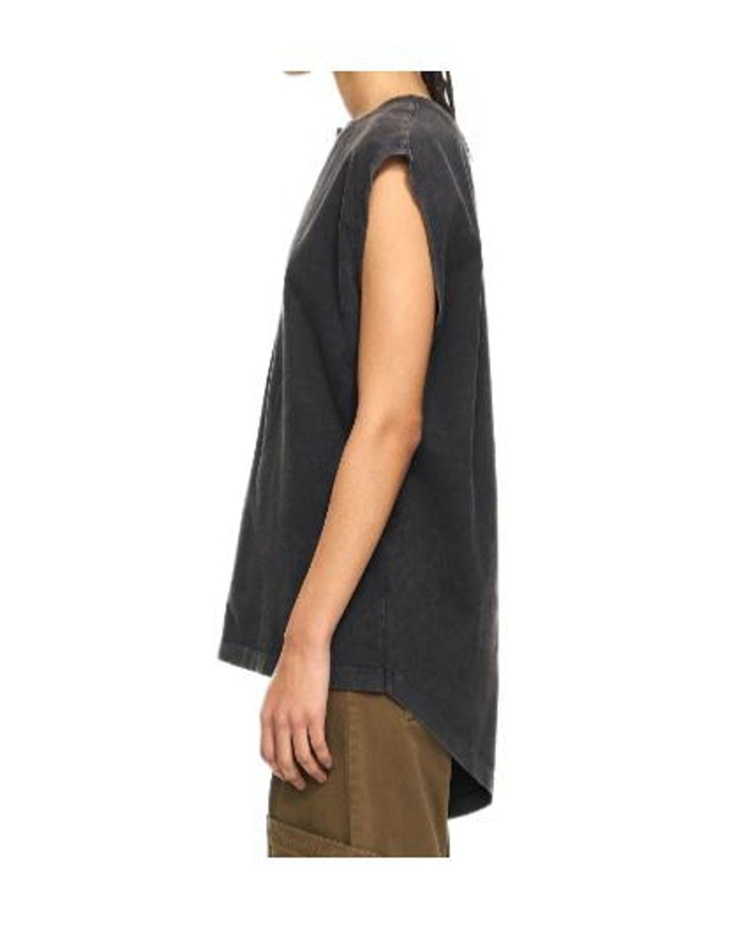 Off-White c/o Virgil Abloh Black Butterfly Patch Open Back Top