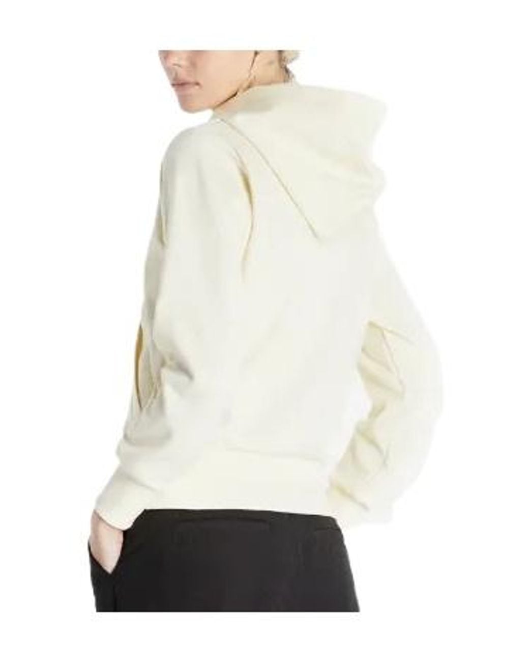 COMME DES GARÇONS PLAY White Heart-Appliqué Hoodie