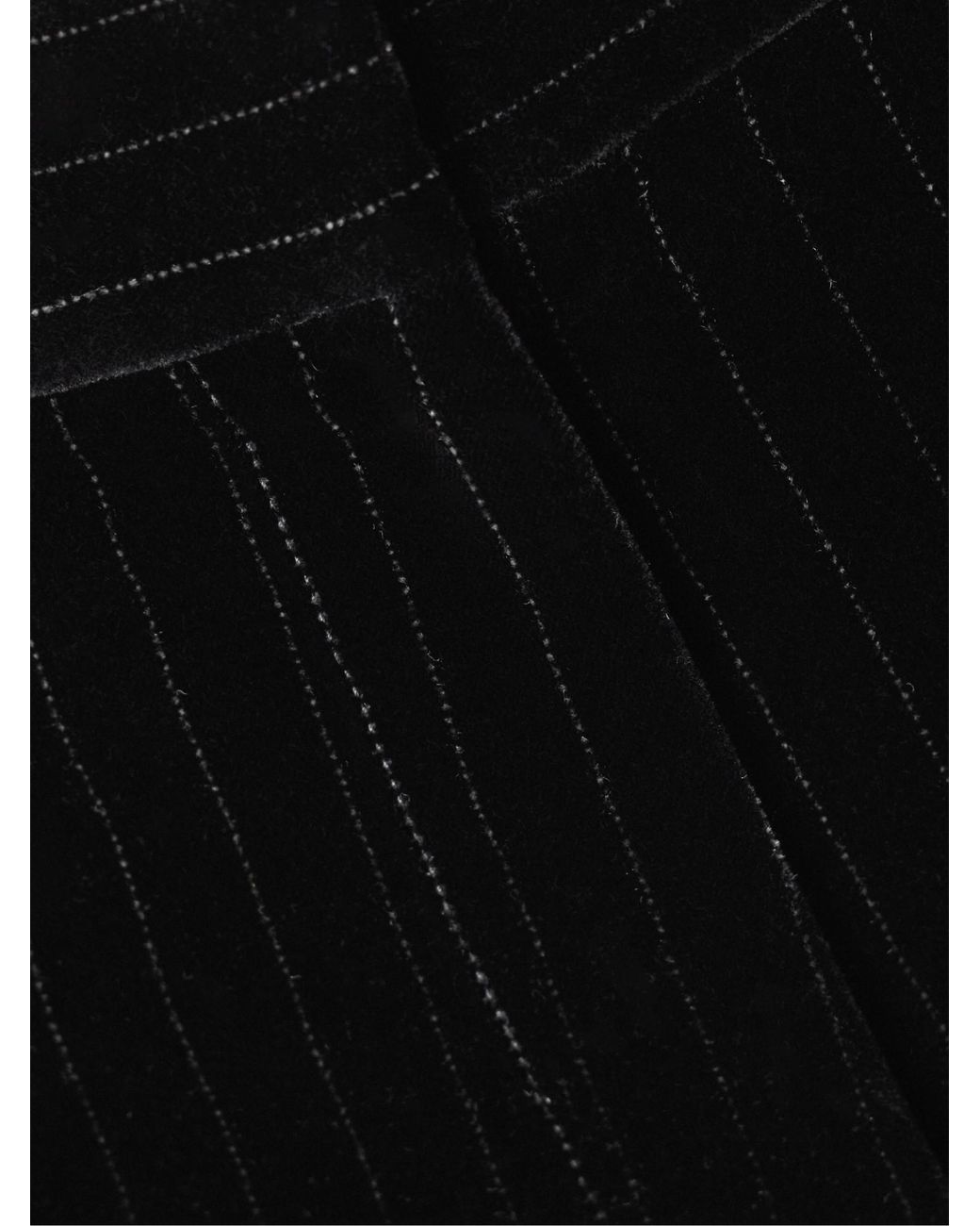 Nili Lotan Black Pinstripe Wide-Leg Track Pants