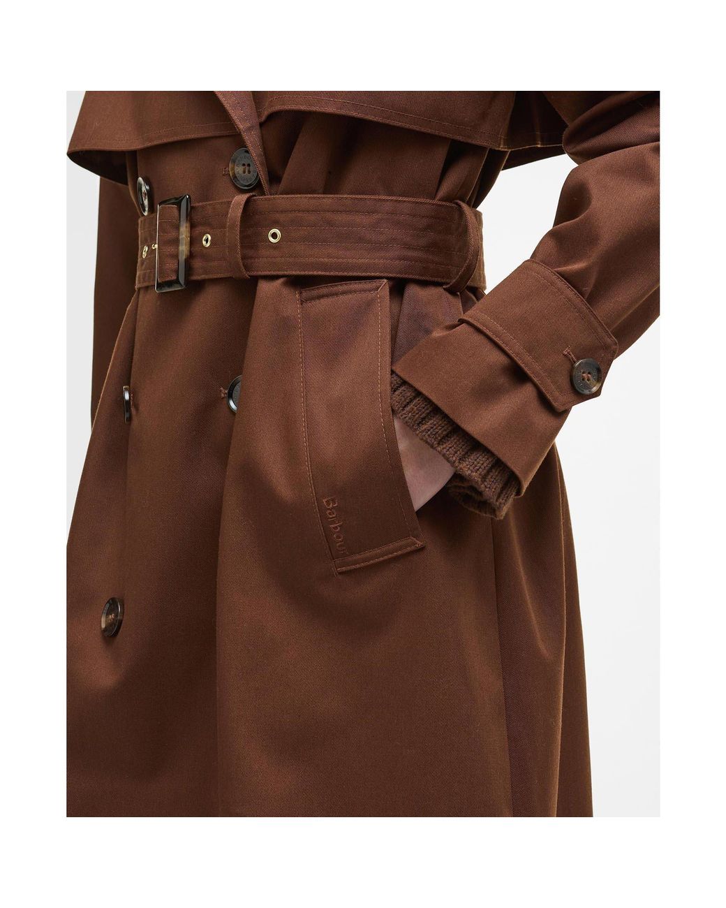 Barbour Natural Aoife Showerproof Trench Coat