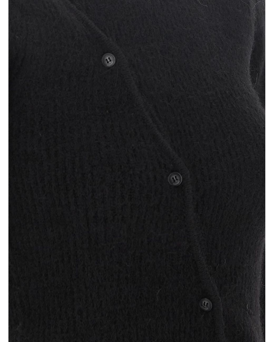 Jacquemus Blue Long-Sleeved Knitted Cardigan