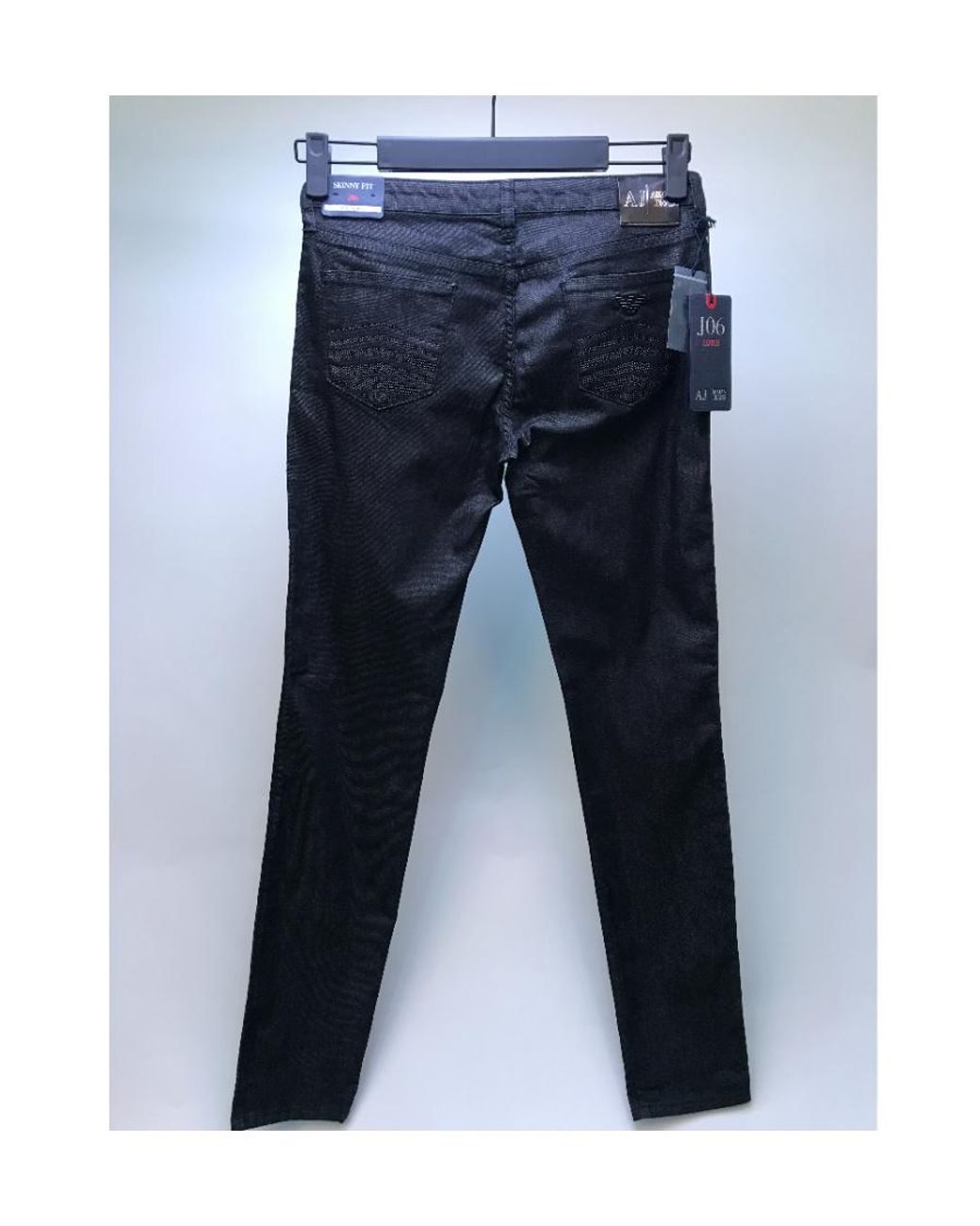 Armani Jeans Blue Logo Details Jeans