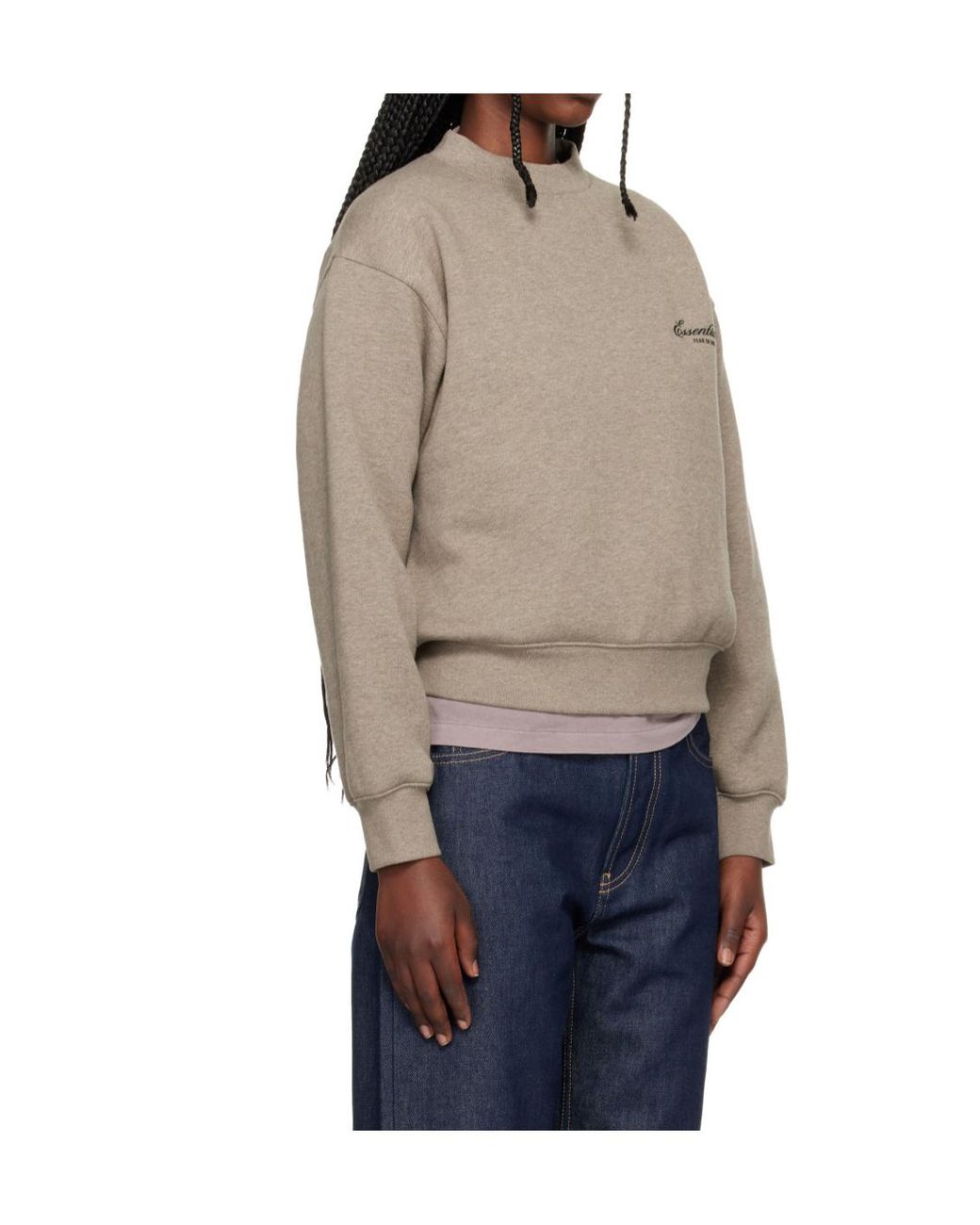 Fear Of God Gray Classic Crewneck Sweatshirt