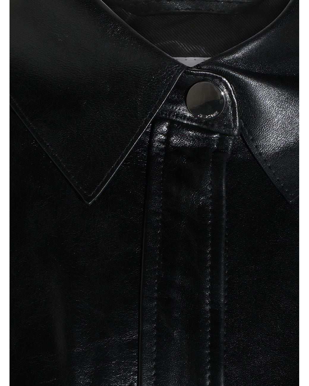 Sportmax Black Cropped Button-Up Jacket