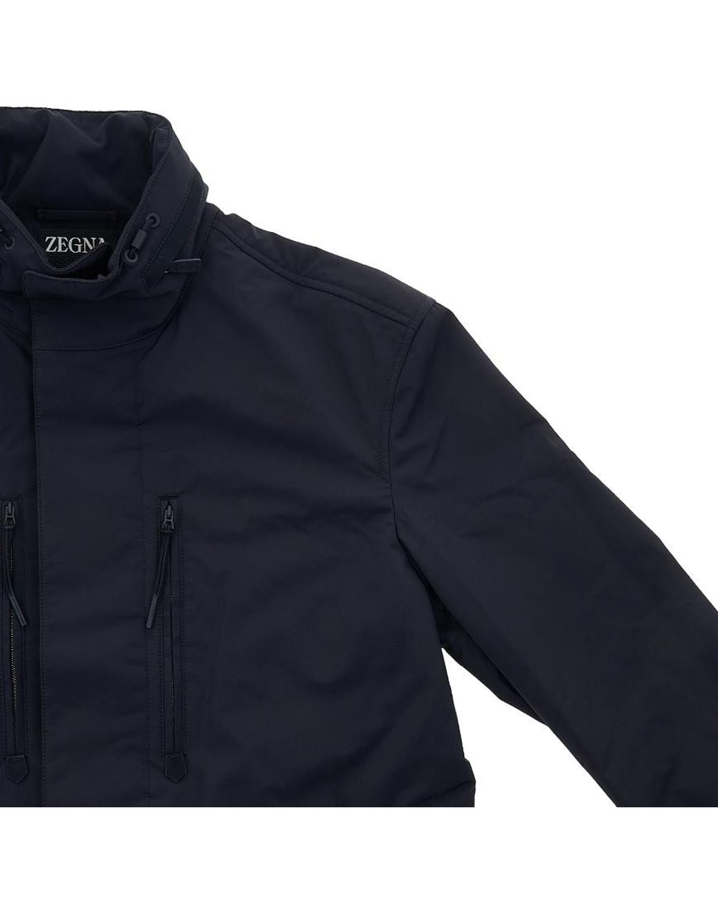 Zegna Blue Long-Sleeved Casual Jacket for men
