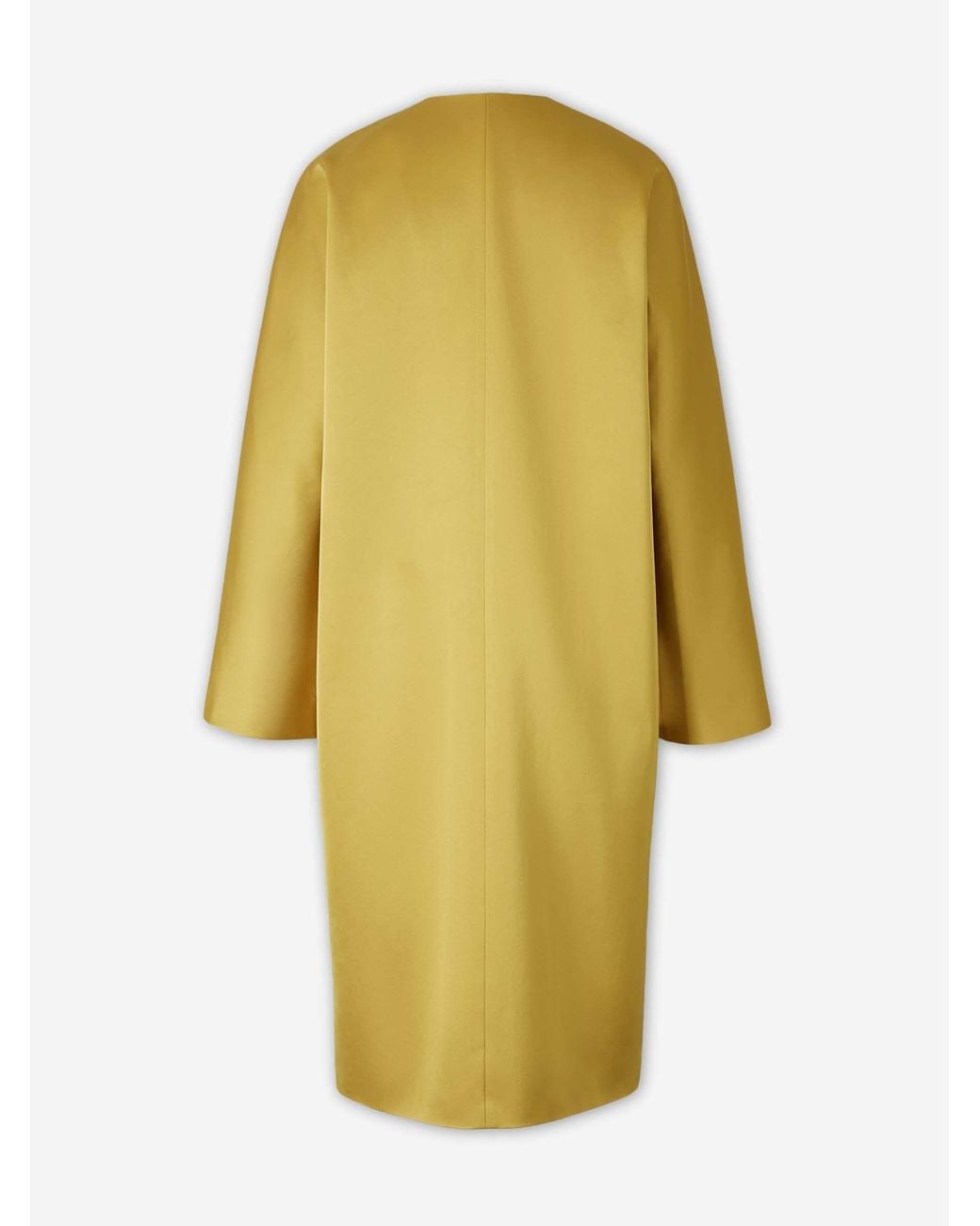 Staud Yellow Liz Buttoned Coat