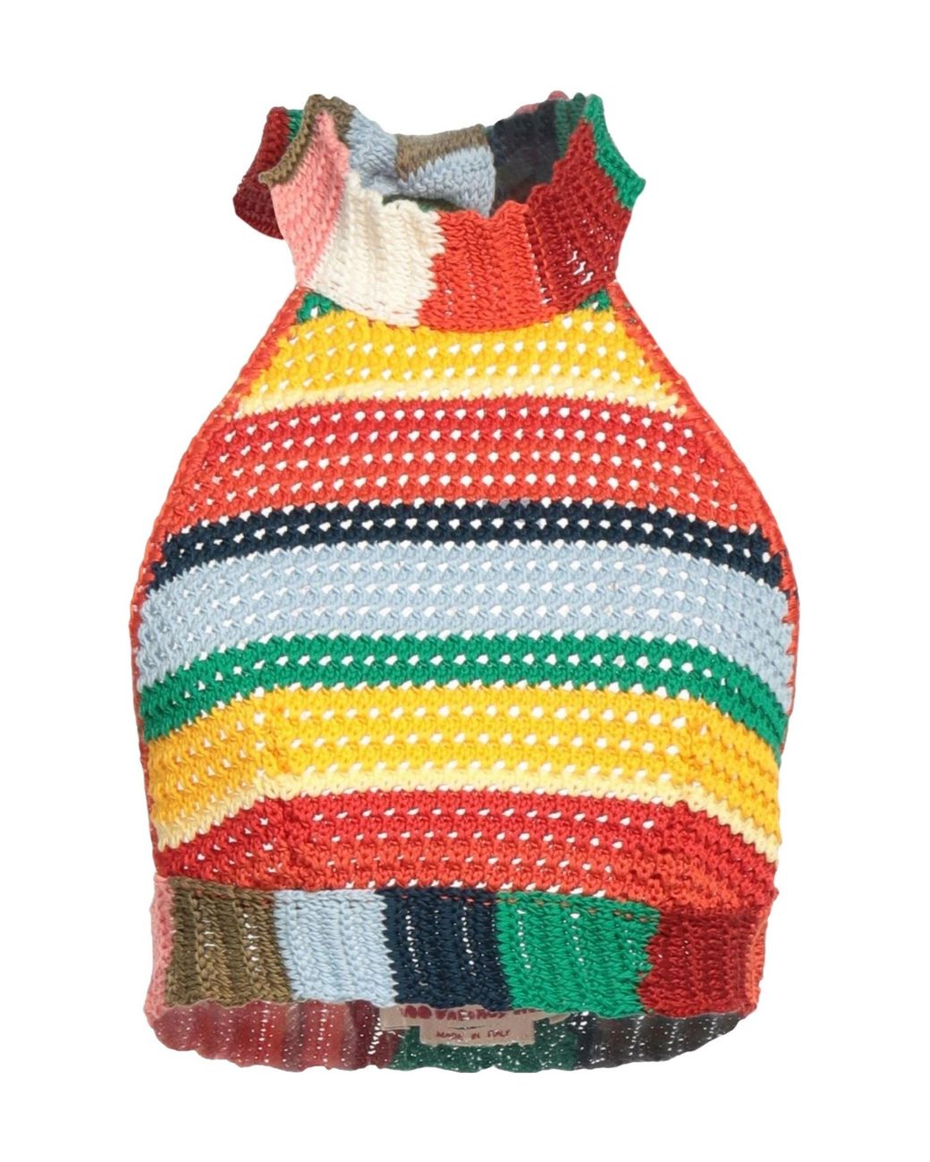 Marni Multicolored Striped Knit Vest