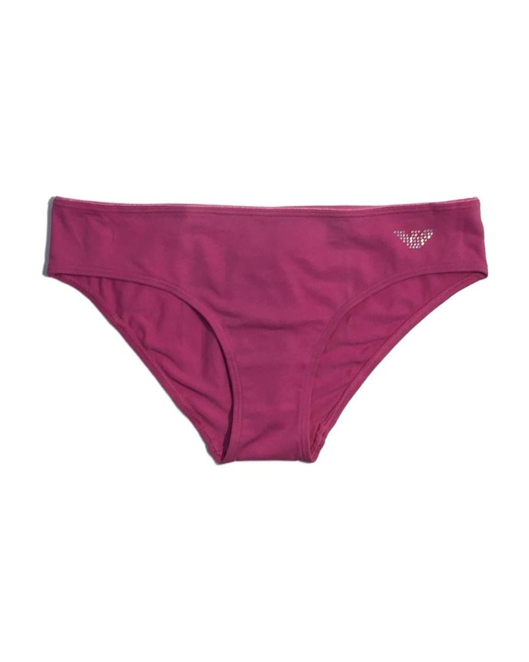 Emporio Armani Purple Logo Briefs Pants