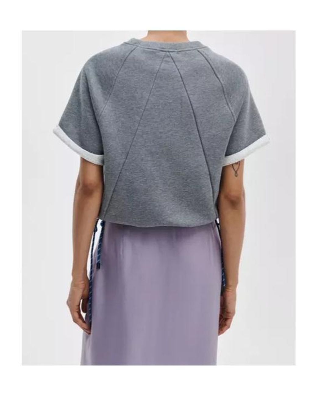 Rag & Bone Gray Vintage Terry Tee