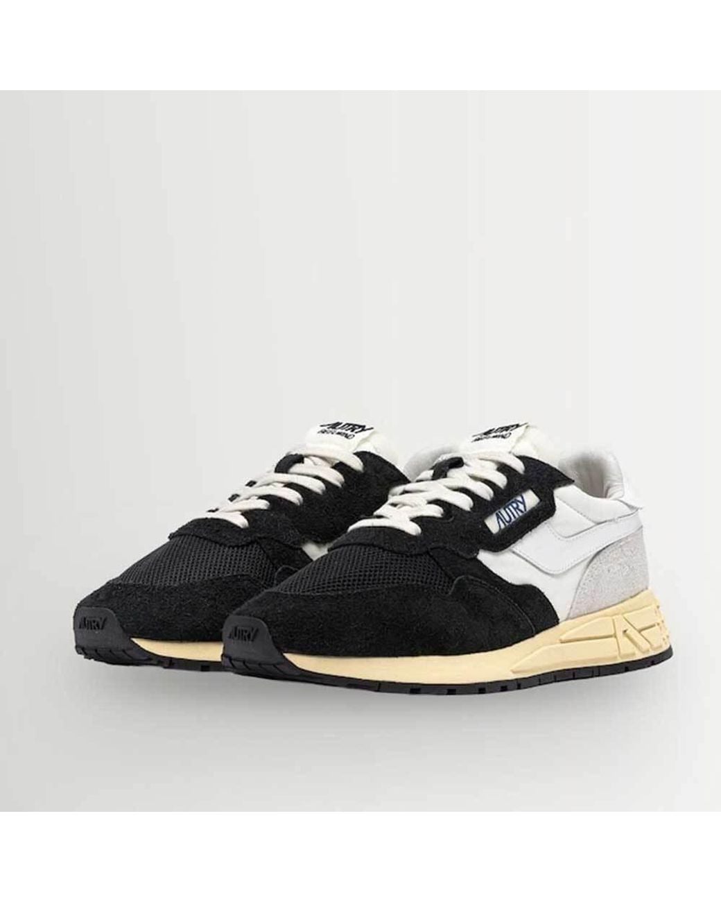 Autry Black Lace-Up Sneakers