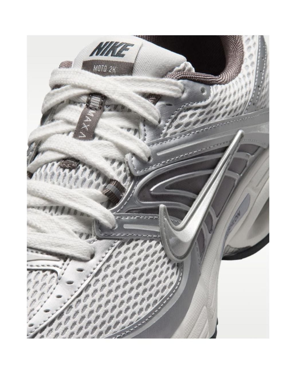 Nike Gray Air Max Moto 2K Shoes for men