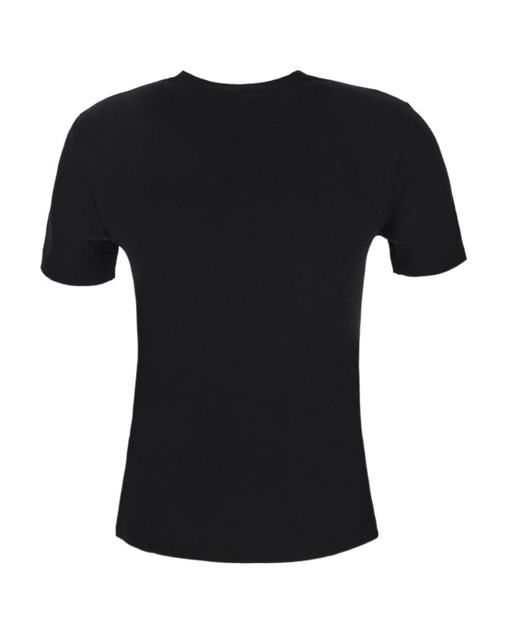 Versace Black Dream-Print Short-Sleeved T-Shirt