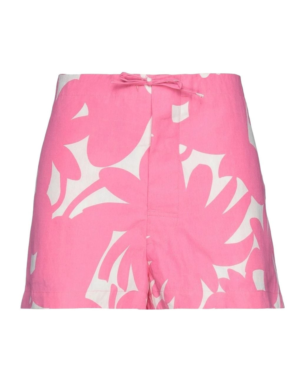 Marni Pink Two-Tone Patterned Shorts