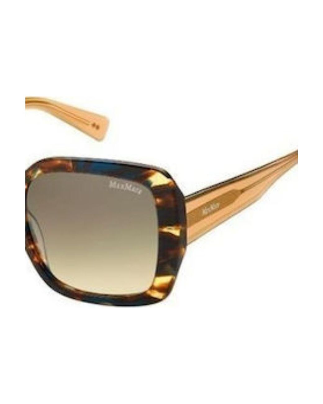 Max Mara Metallic Square Sunglasses