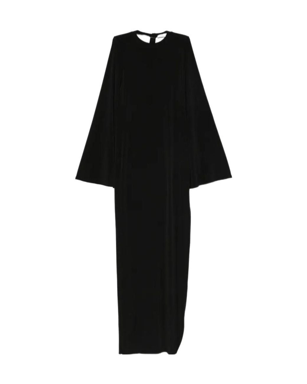 DARKPARK Black Jenna Bell-Sleeve Maxi Dress