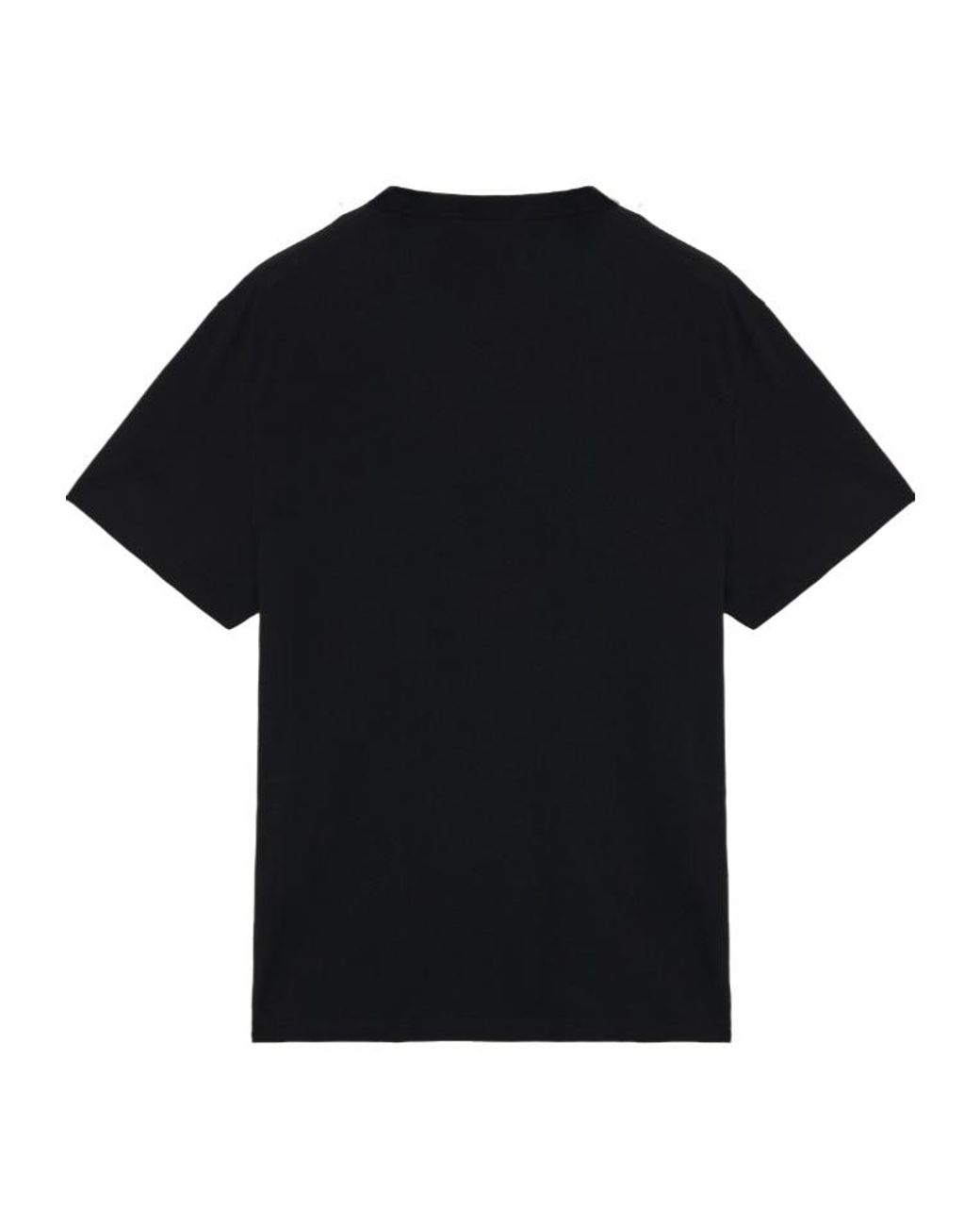 McQueen Black Printed Cotton-Jersey T-Shirt for men