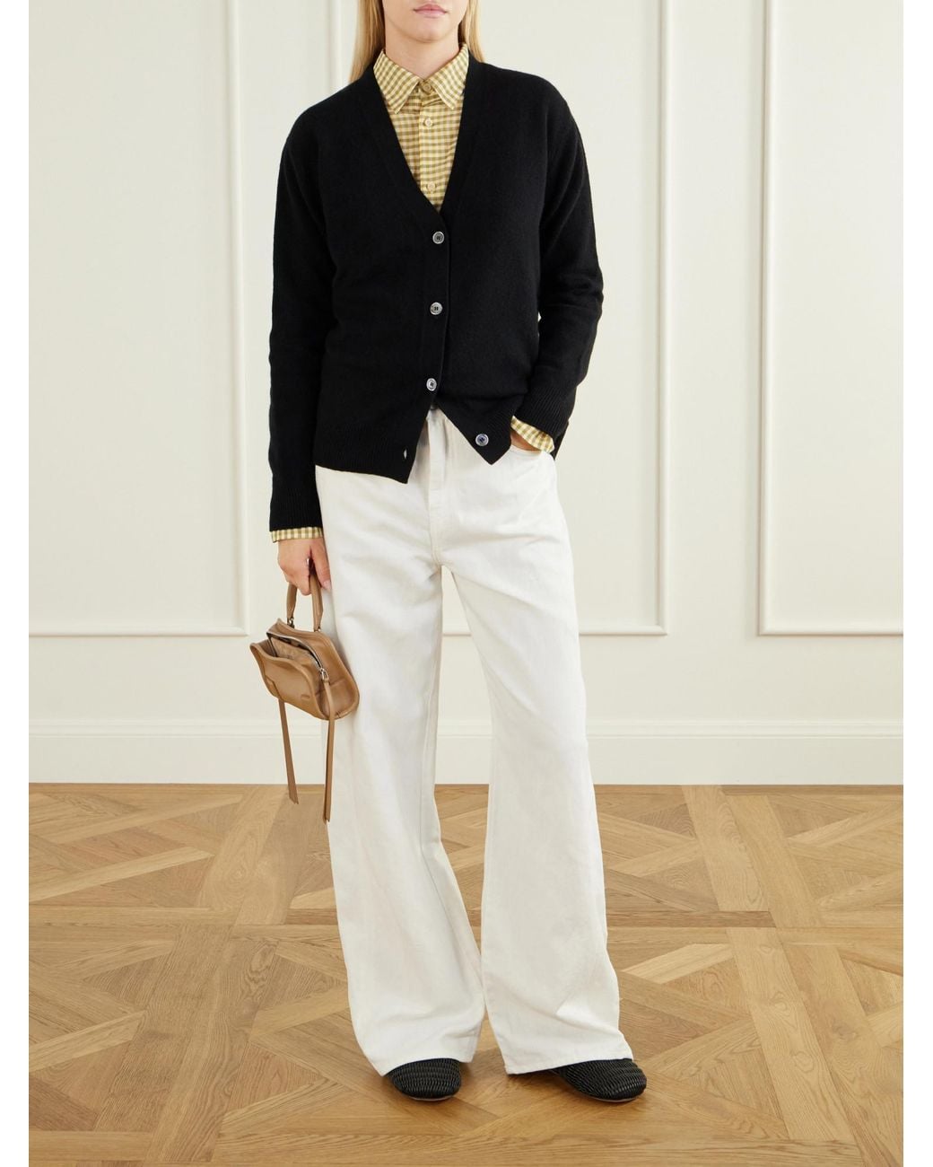 &Daughter Black Wool Cardigan