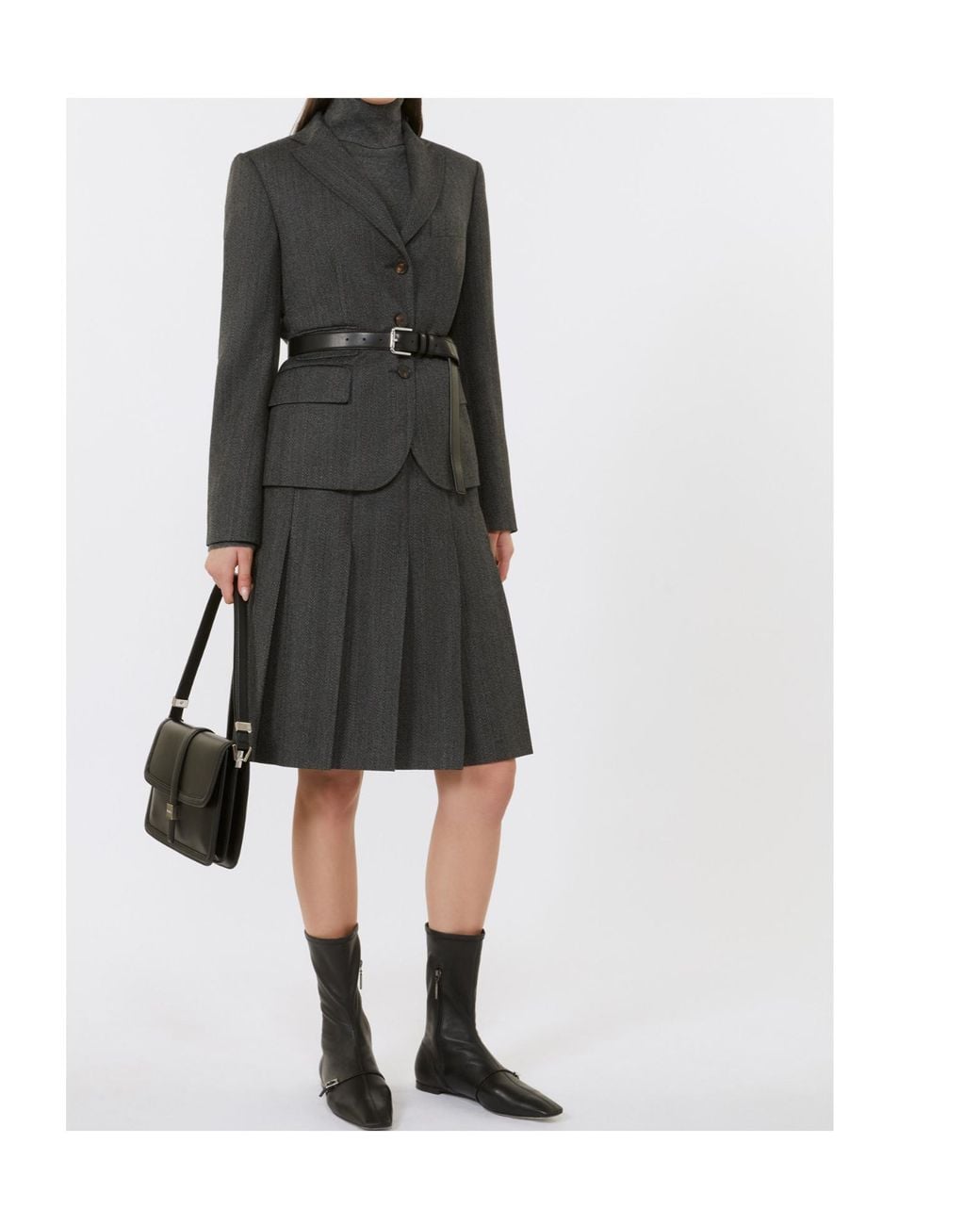 Max Mara Black Studio Panino Single-Breasted Jacket