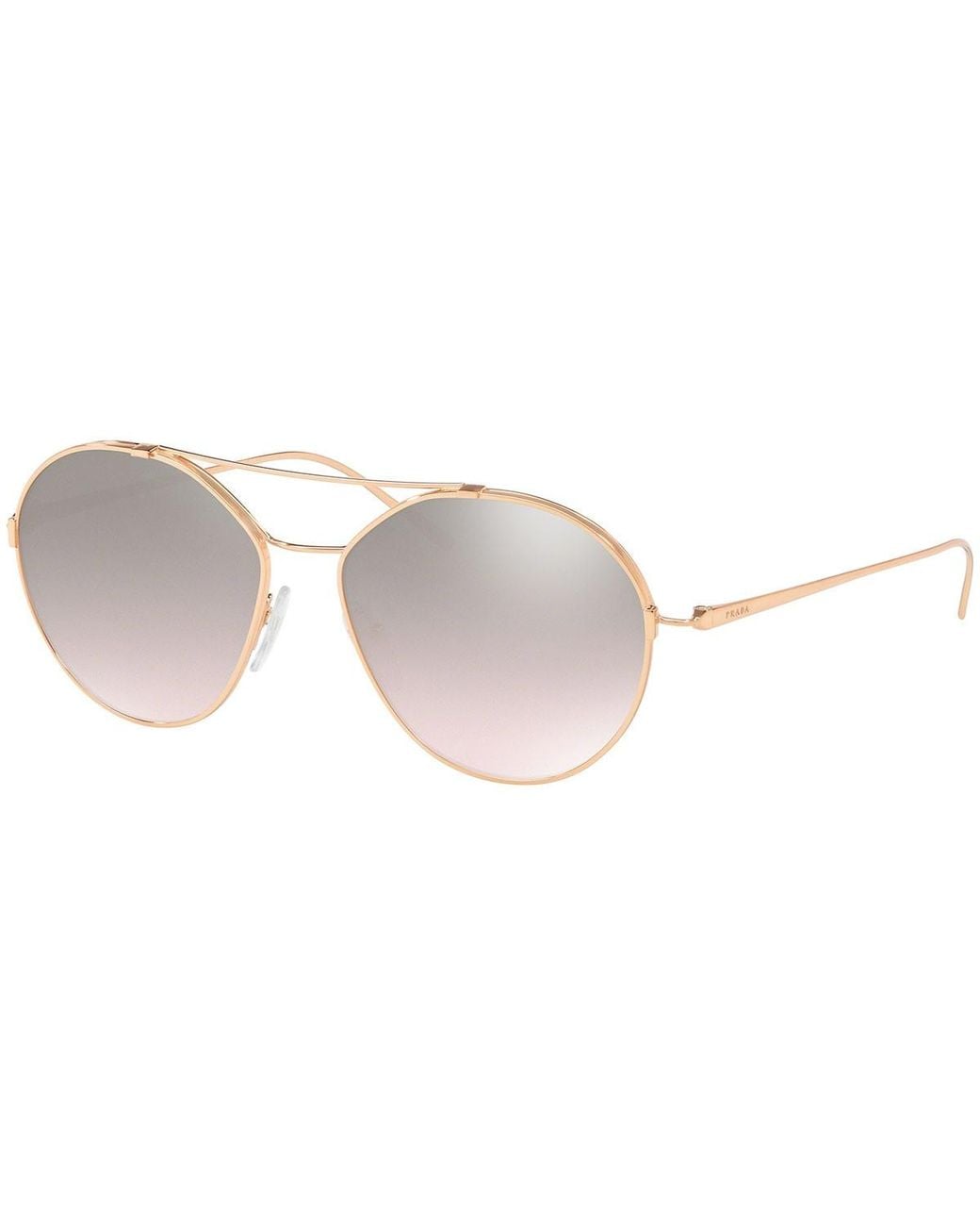 Prada White Logo Gradient Sunglasses