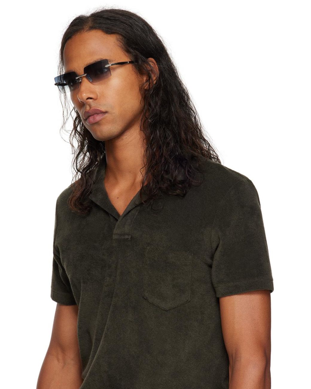 Dita Eyewear White Eymori Sunglasses for men