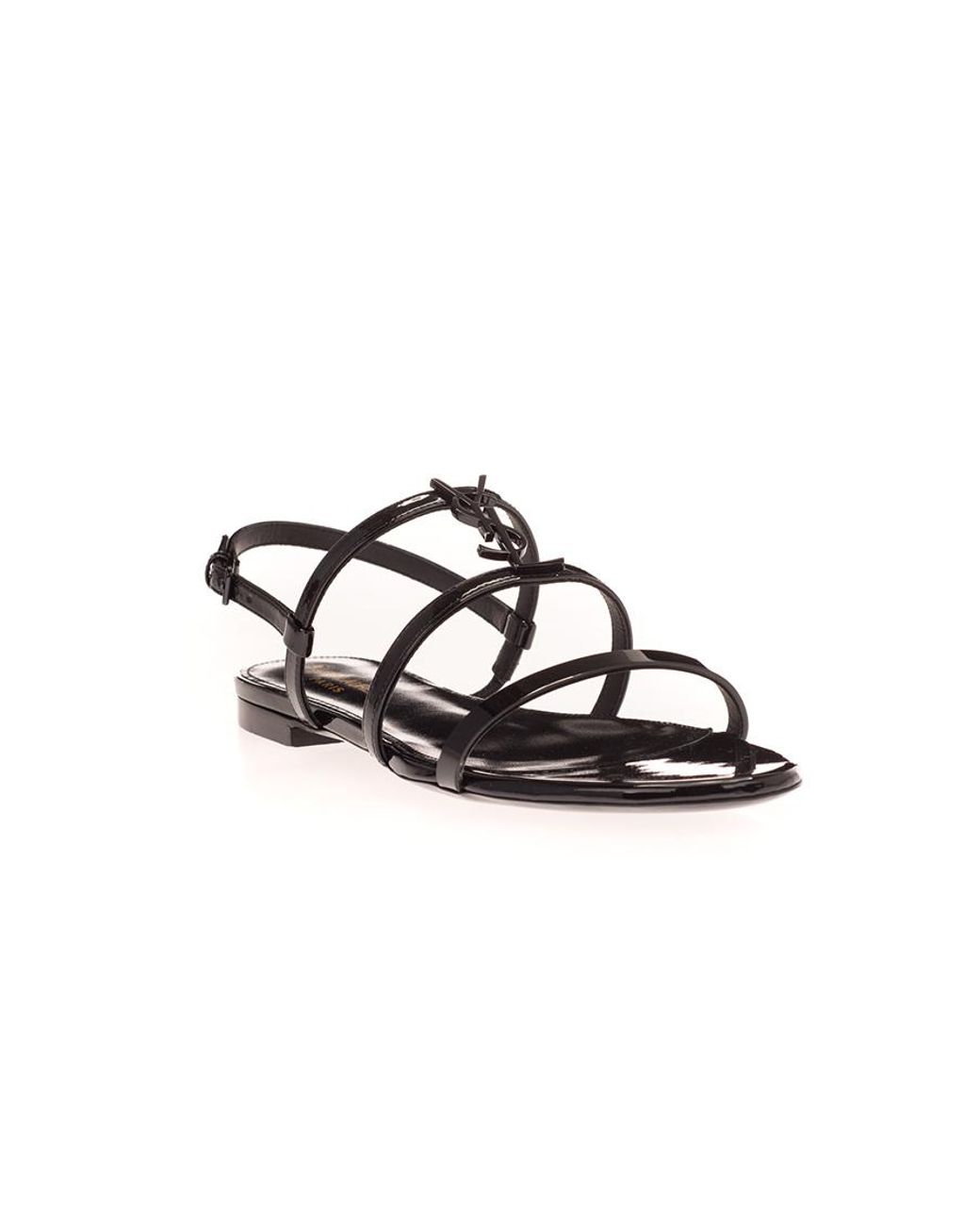 Saint Laurent Multicolor Cassandra Monogram Sandals