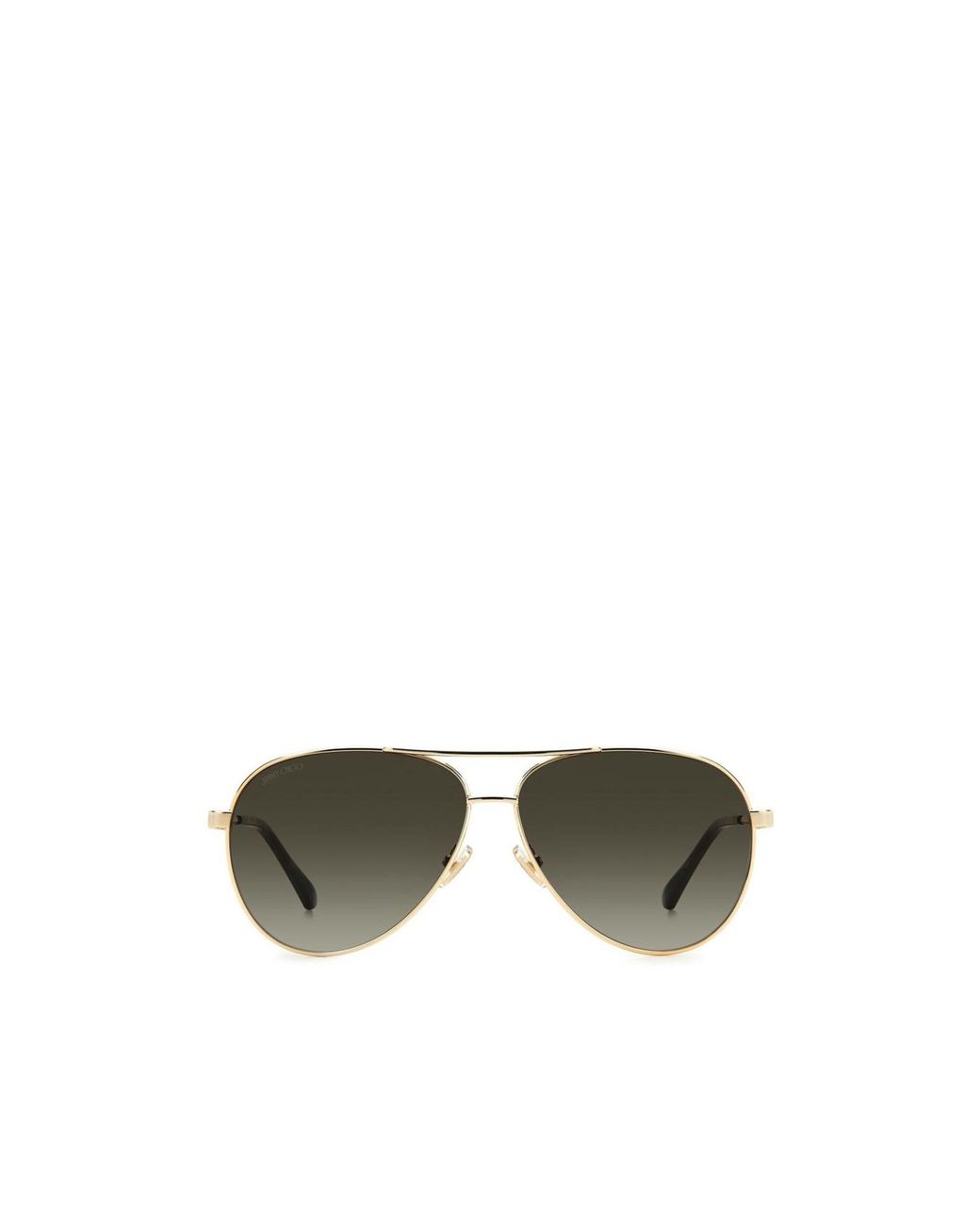 Jimmy Choo Metallic Elliptical Sunglasses