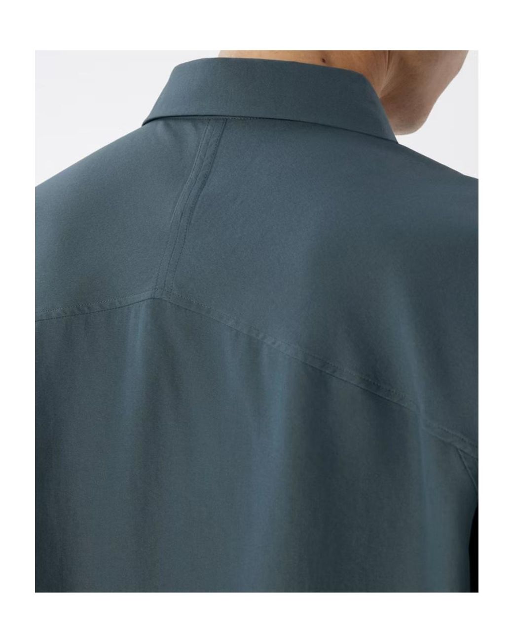 Veilance Blue Long-Sleeved Shirt for men