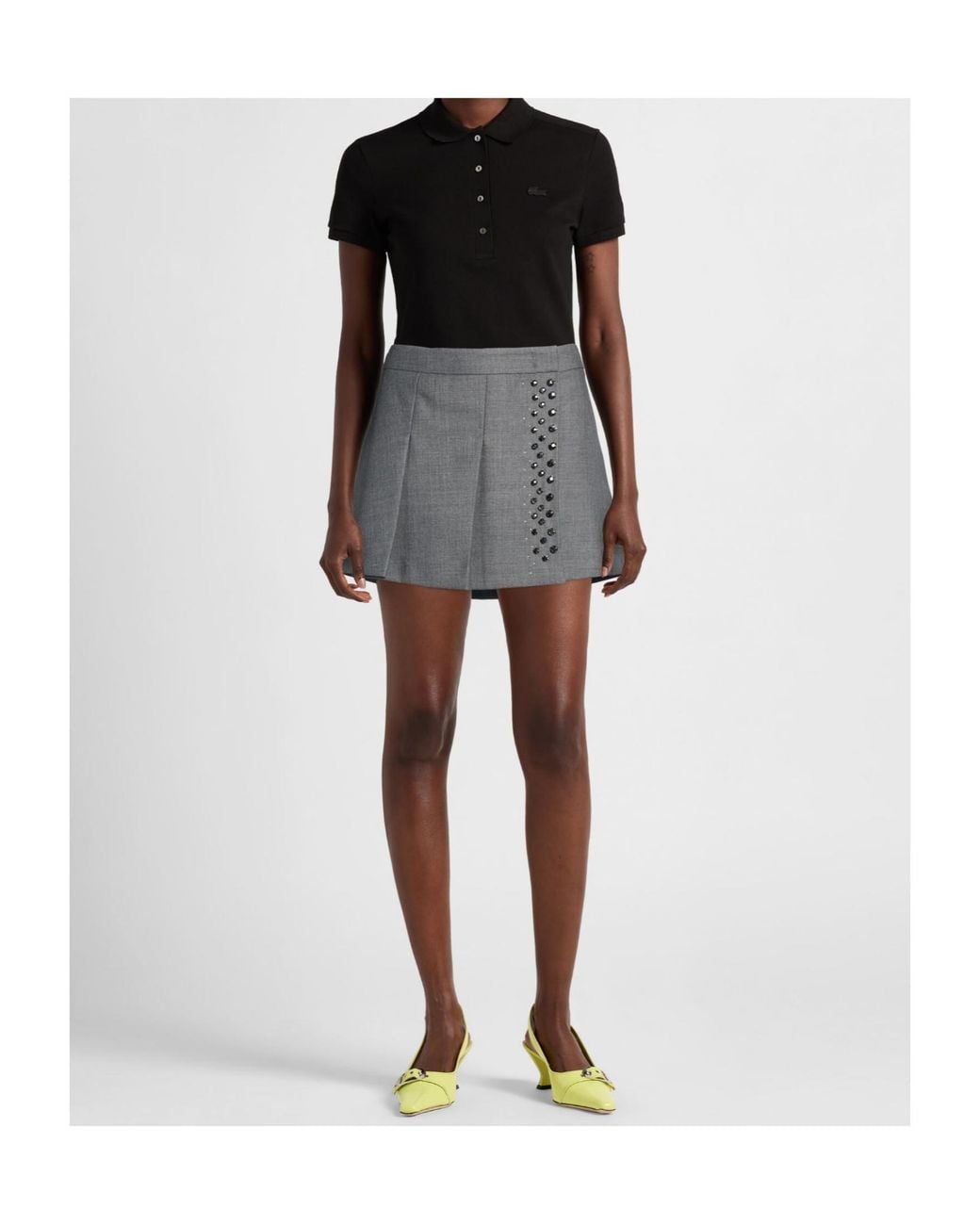 MAX&Co. Gray Mini Skirt