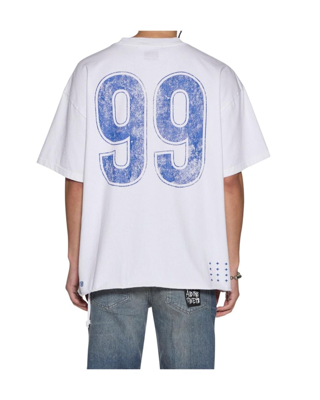 Ksubi White Logo Patch T-Shirt for men