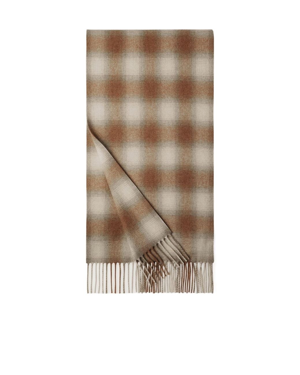 Loro Piana Natural Tartan Scarf for men