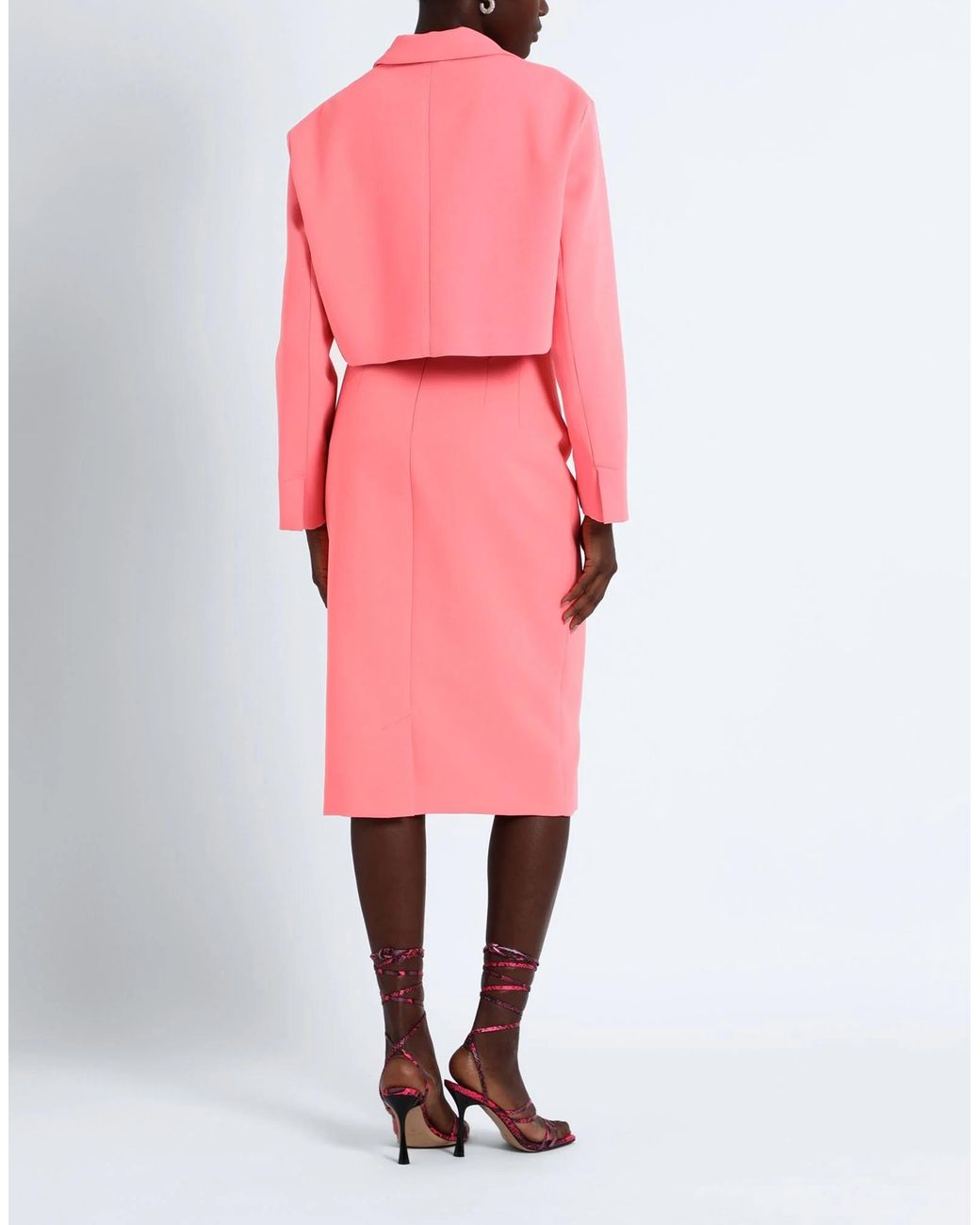 MAX&Co. Pink Minimalist Solid Blazer