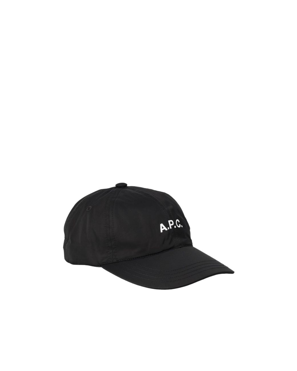A.P.C. Black Logo-Printed Baseball Cap for men