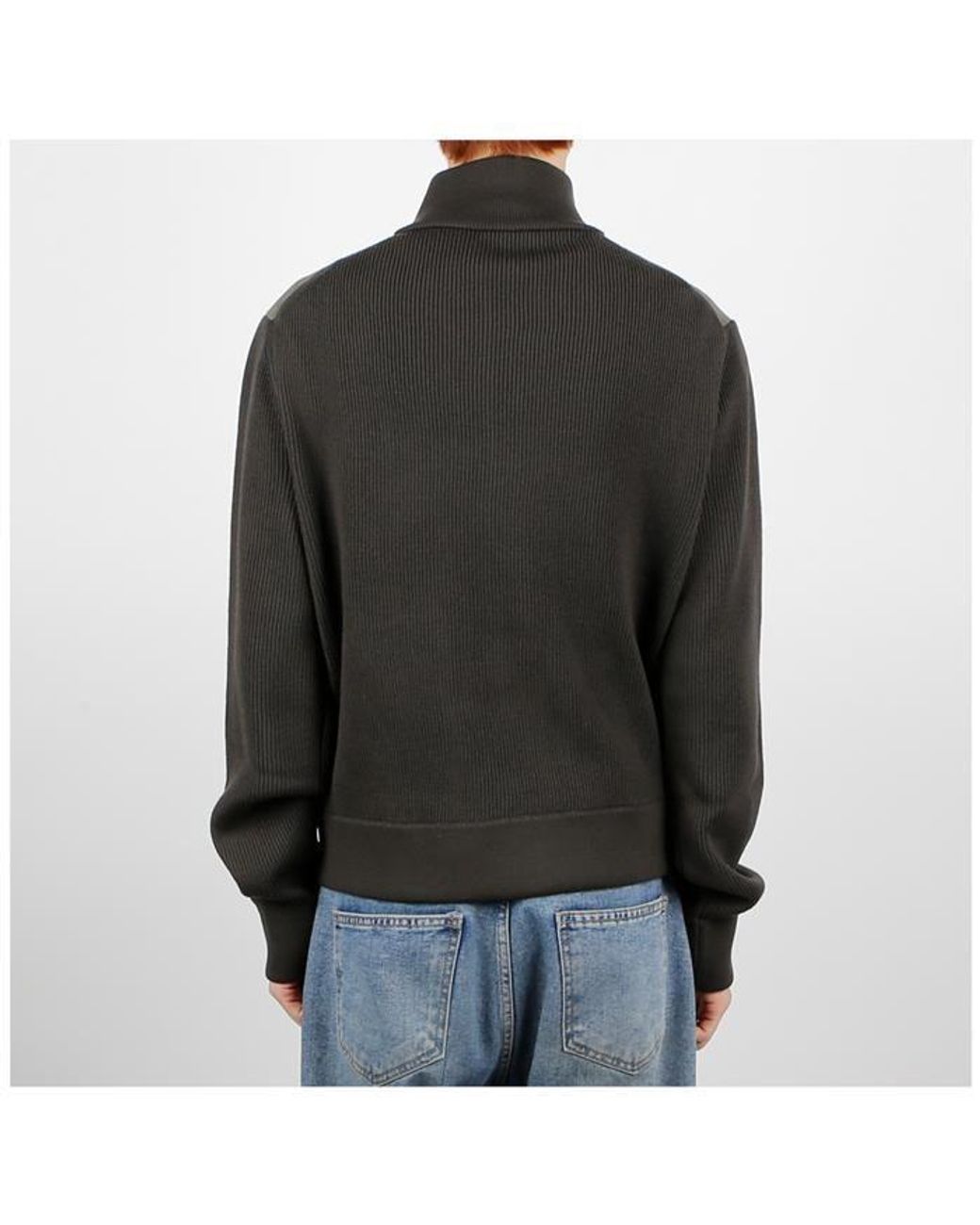 Tom Ford Green Suede-Panel Zipped Jacket for men