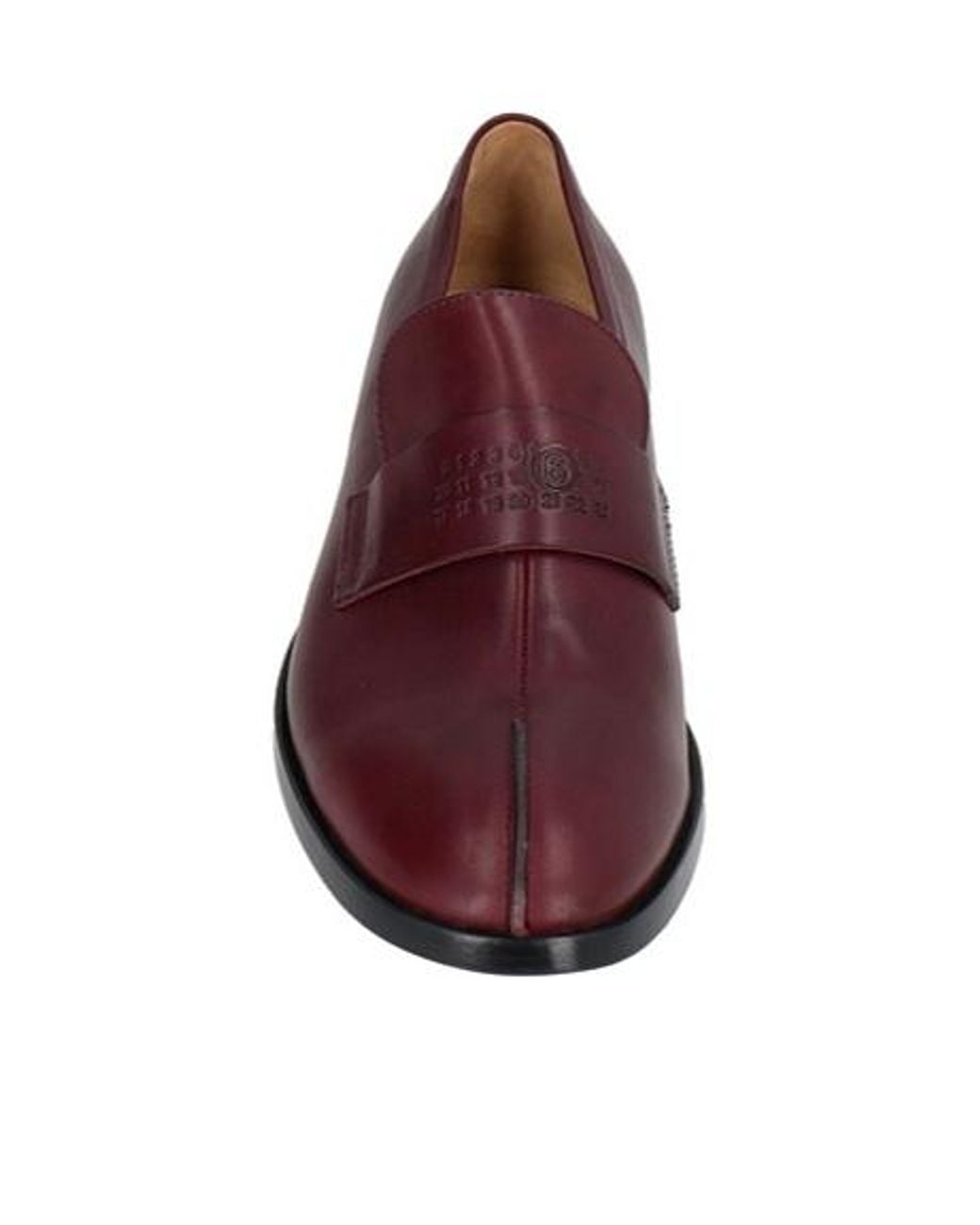 MM6 by Maison Margiela Purple Simple Leather Loafers