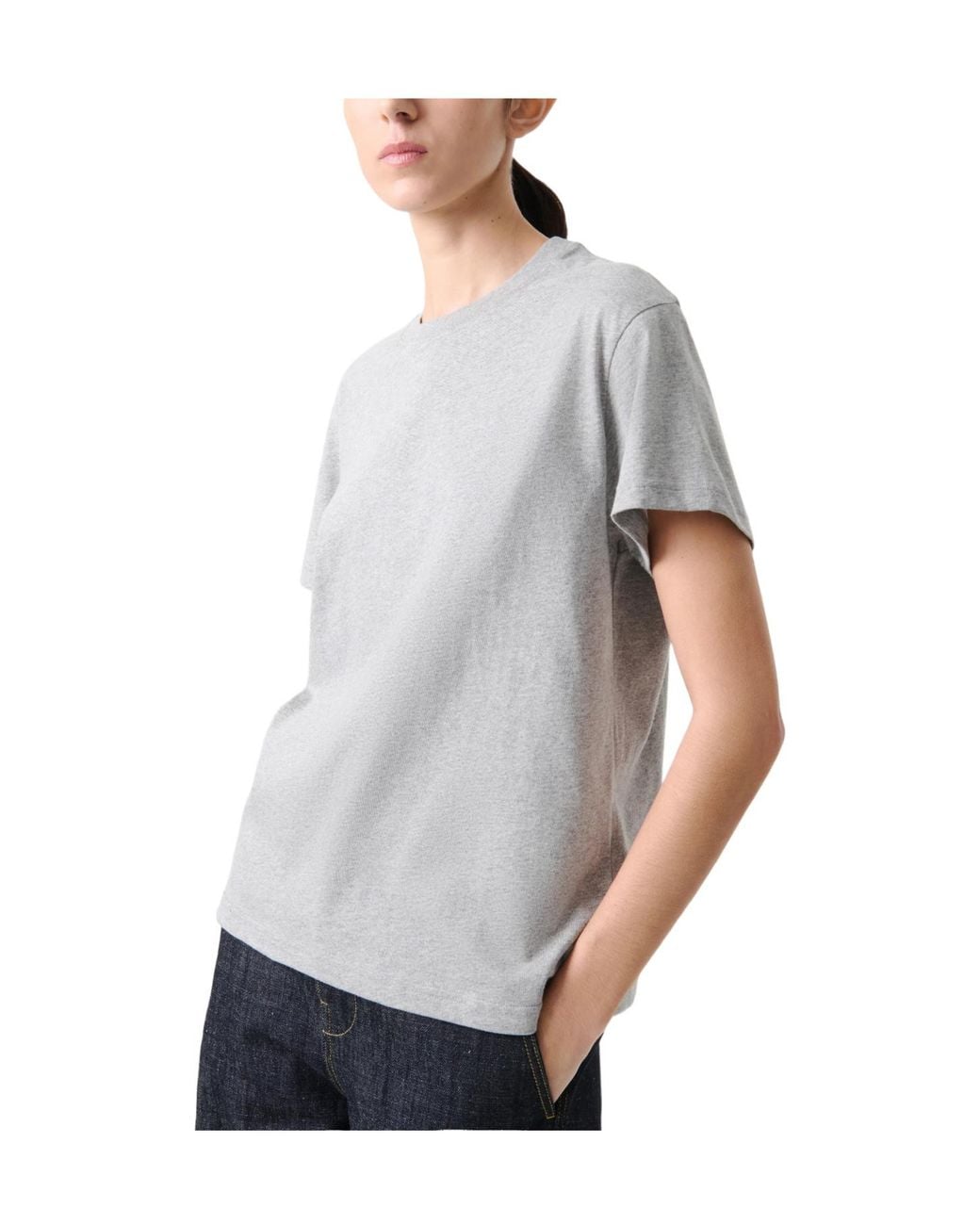 Studio Nicholson Gray Marine Crewneck T-Shirt