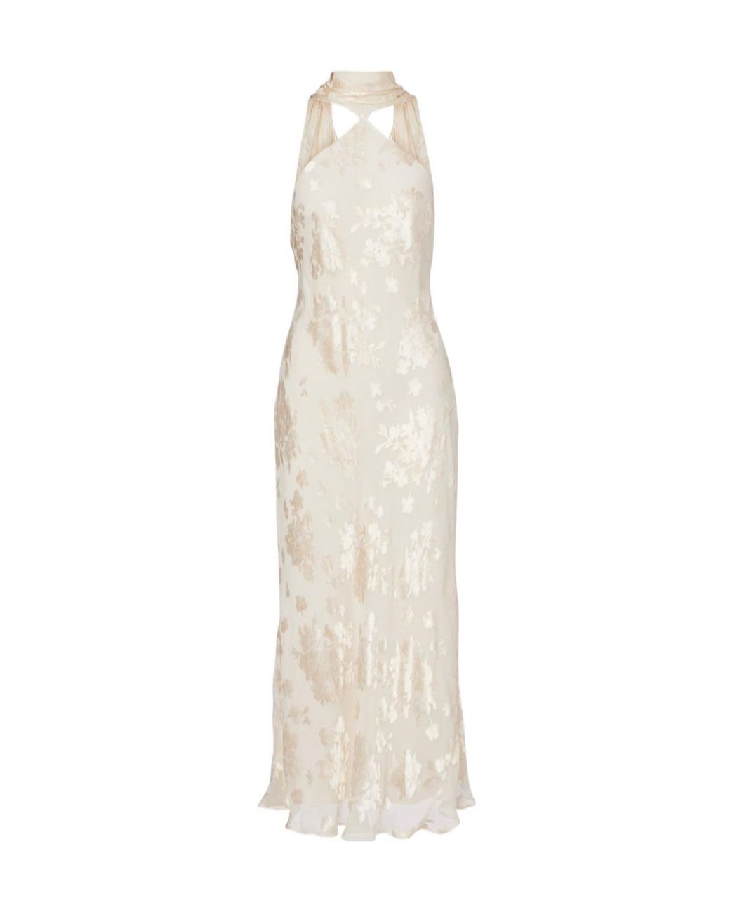 Rixo White Long Dress