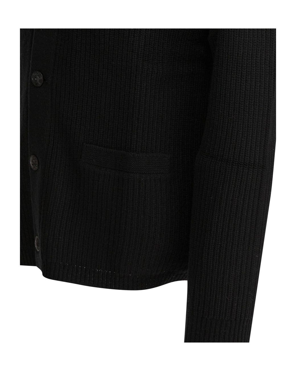 RRL Black Ralph Lauren Shawl Collar Cardigan for men