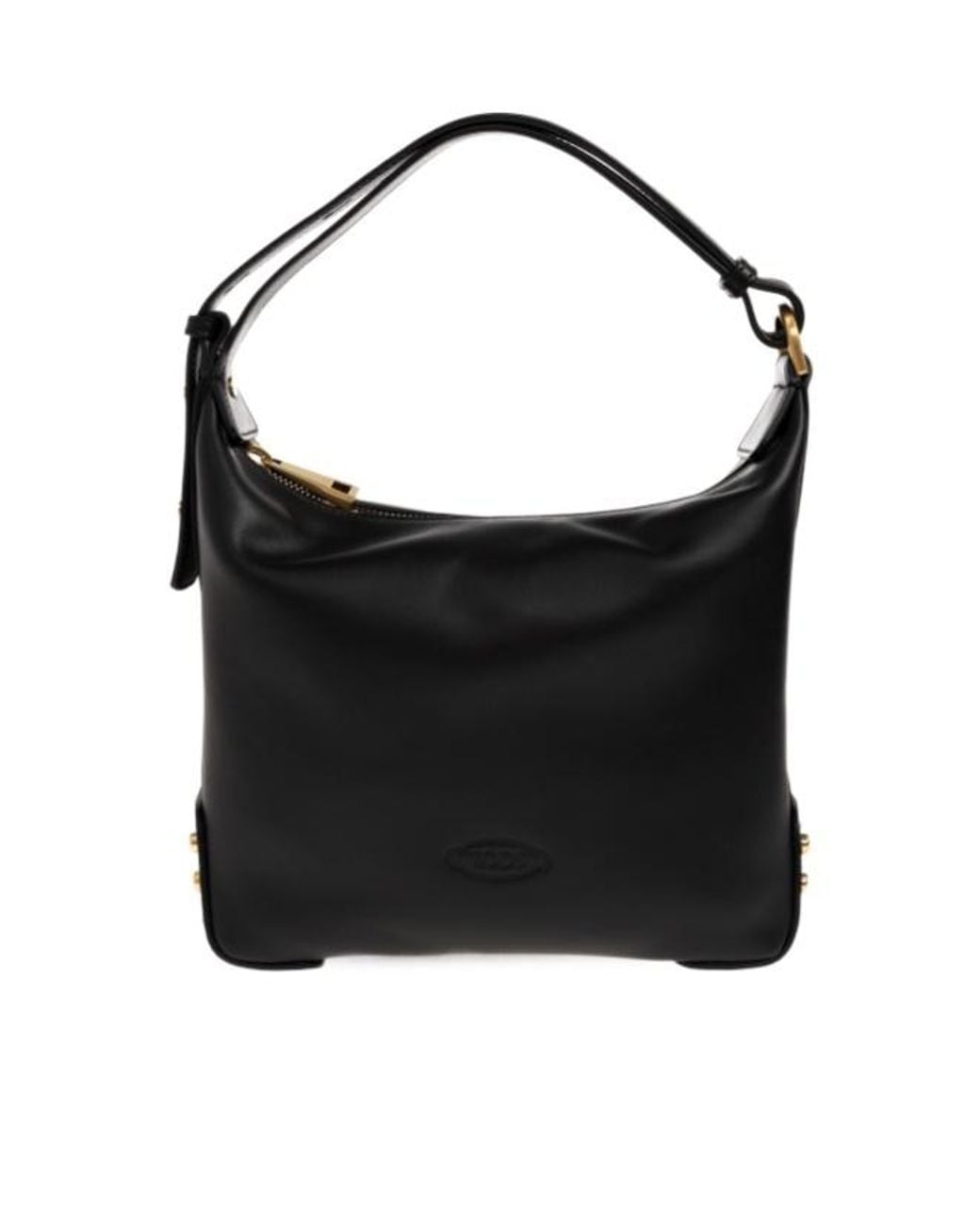 Tod's Black Mini Studded Shoulder Bag