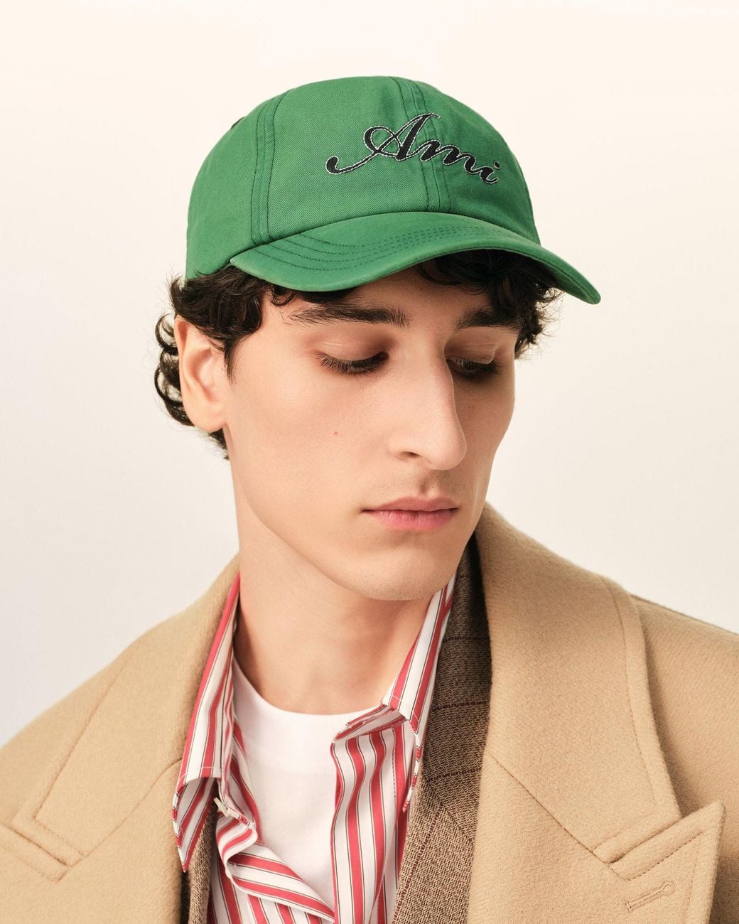 AMI Green Ami Emboirery Cap for men