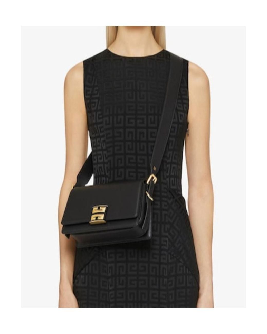 Givenchy Black 4G Medium Crossbody Bag