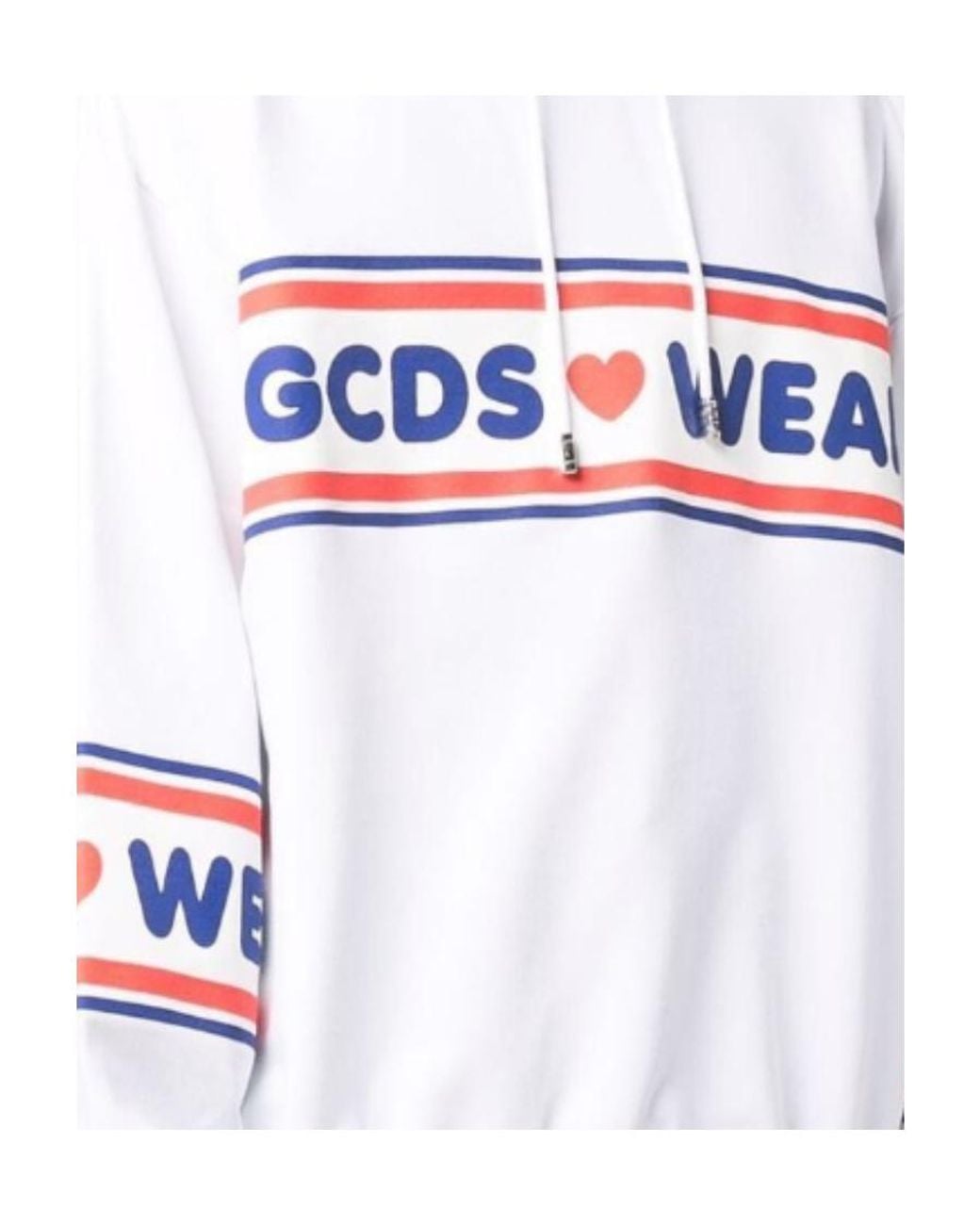 Gcds White Hoodies for men