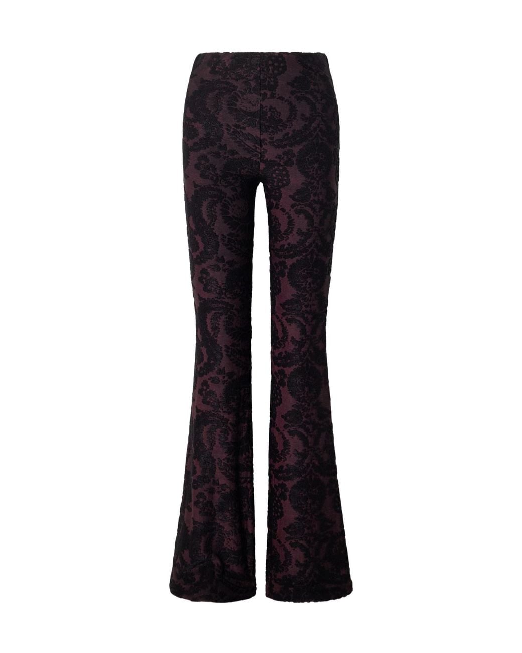 Etro Black High-Waist Flared Trousers