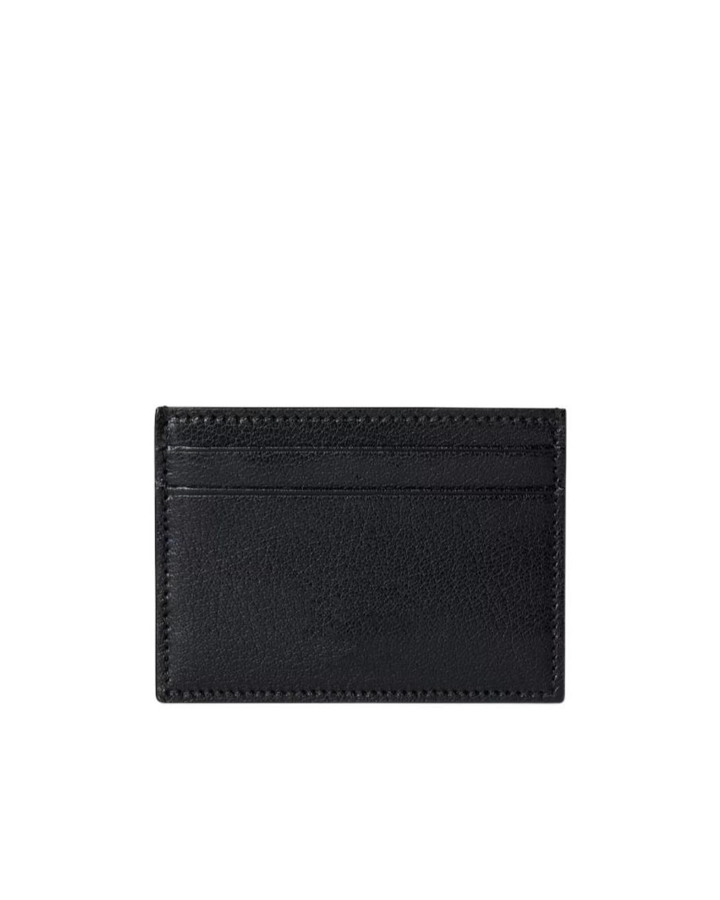 Gucci Black Lira Card Case for men