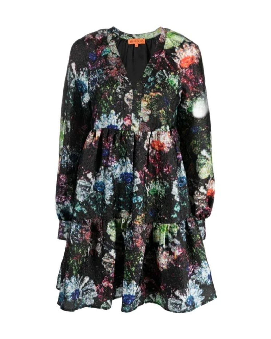 Stine Goya Multicolor Jasmine-Print Minidress