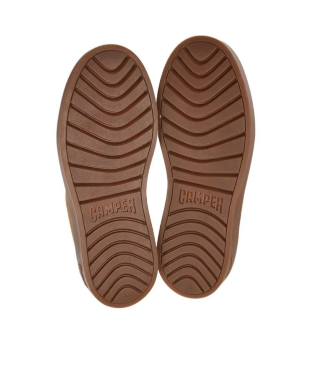 Camper Brown Suede Leather Sneakers For