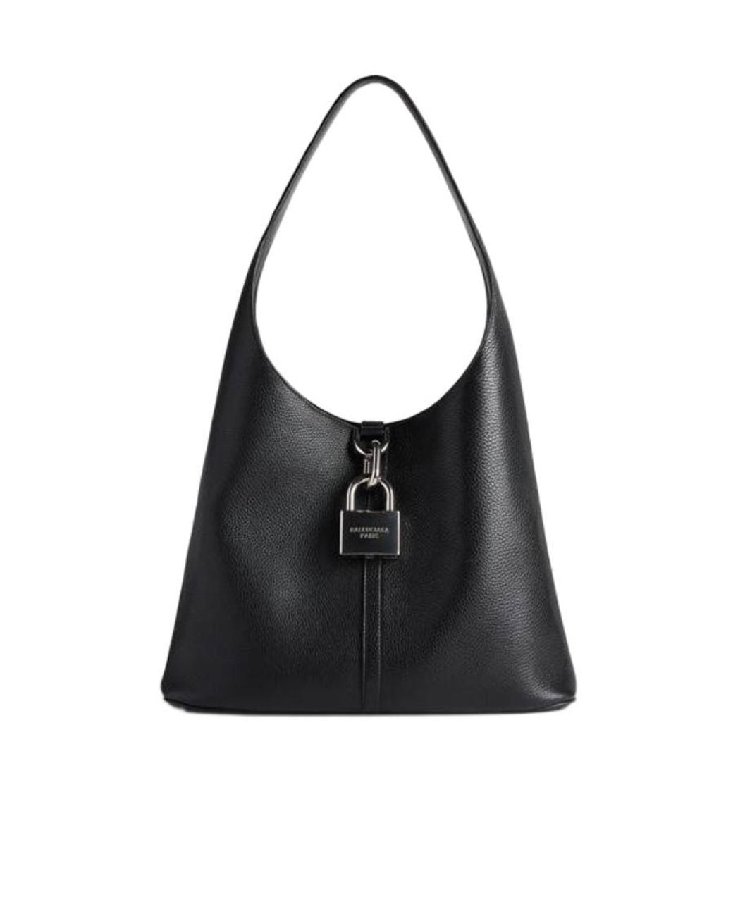 Balenciaga Black Locker Medium North-South Hobo Bag